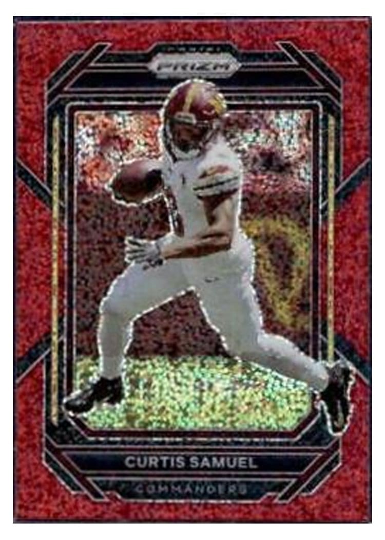 2022 Panini Prizm Base Set Curtis Samuel #295 card