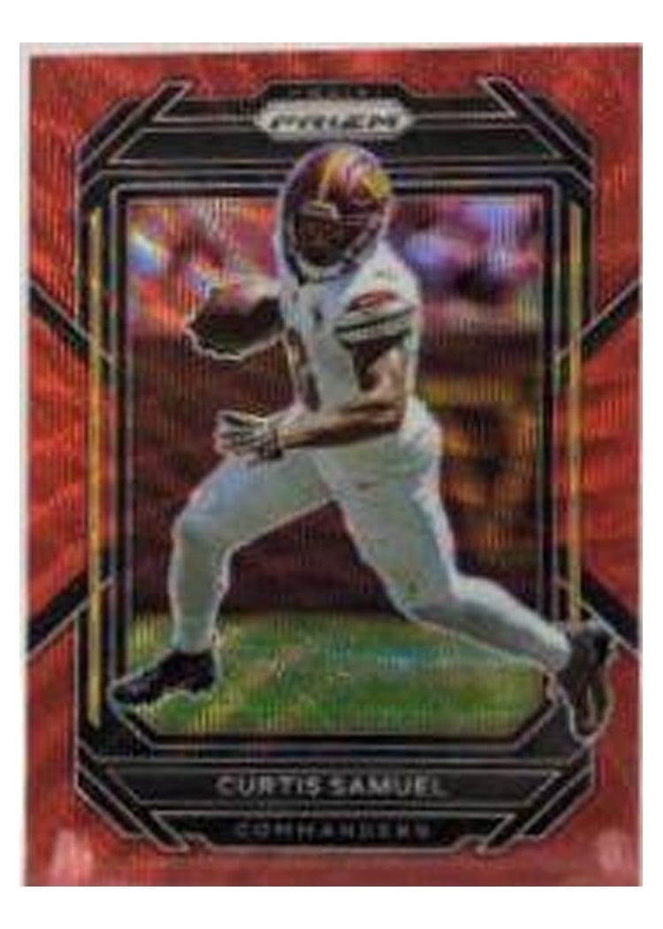 2022 Panini Prizm Base Set Curtis Samuel #295 card