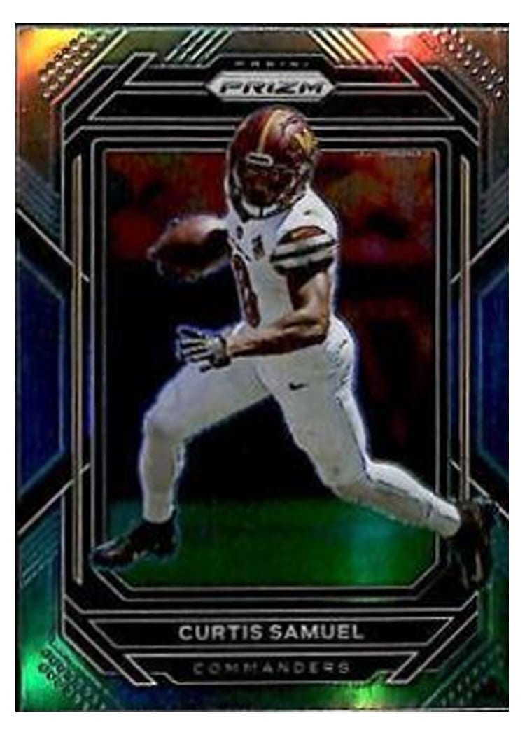 2022 Panini Prizm Base Set Curtis Samuel #295 card