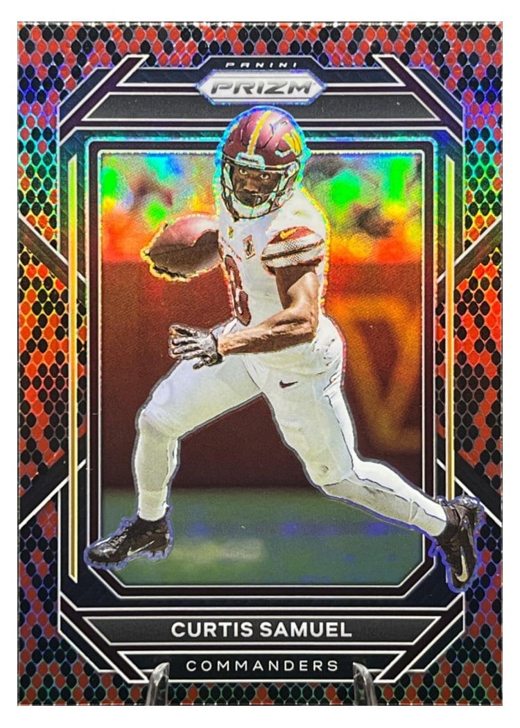 2022 Panini Prizm Base Set Curtis Samuel #295 card