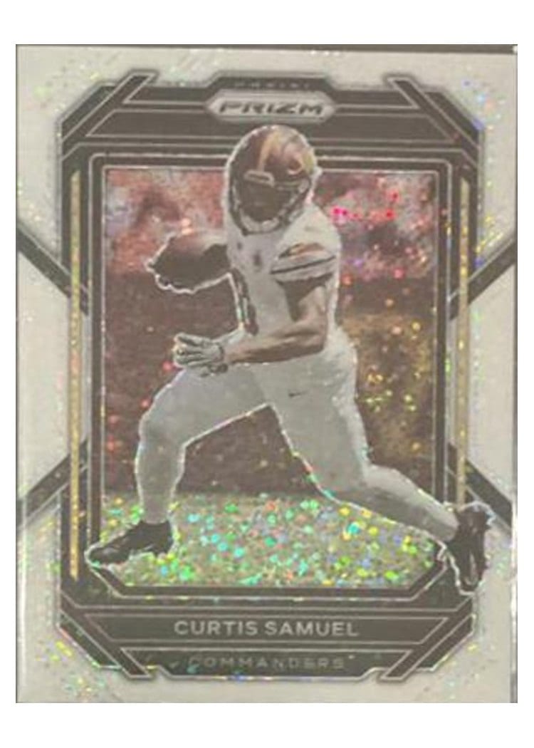 2022 Panini Prizm Base Set Curtis Samuel #295 card