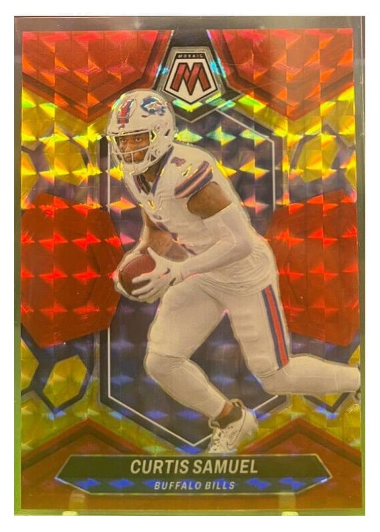 2024 Panini Mosaic Base Set Curtis Samuel #24 card