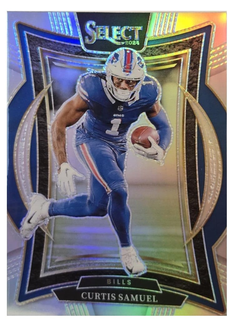 2024 Panini Select Base Set Curtis Samuel Silver Prizm #23 card