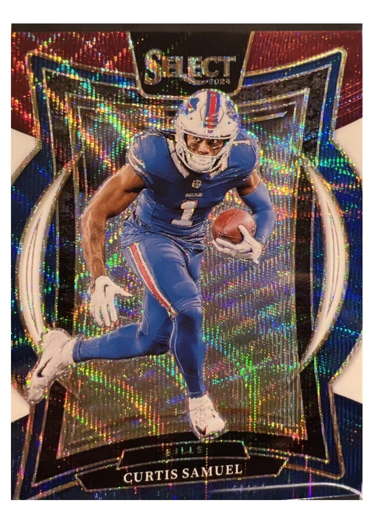 2024 Panini Select Base Set Curtis Samuel Tri-Color Prizm #23 card
