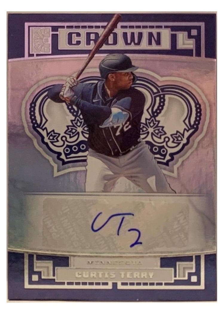 2022 Panini Capstone Crown Autographs Curtis Terry #C-CT card