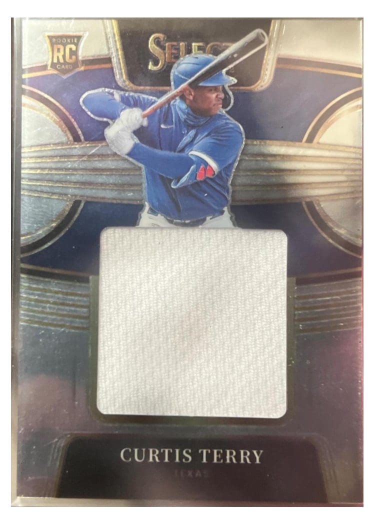 2022 Panini Select Rookie Jumbo Swatch Curtis Terry #RJS-CT card