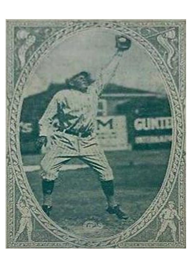 1922 E120 American Caramel Curtis Walker card