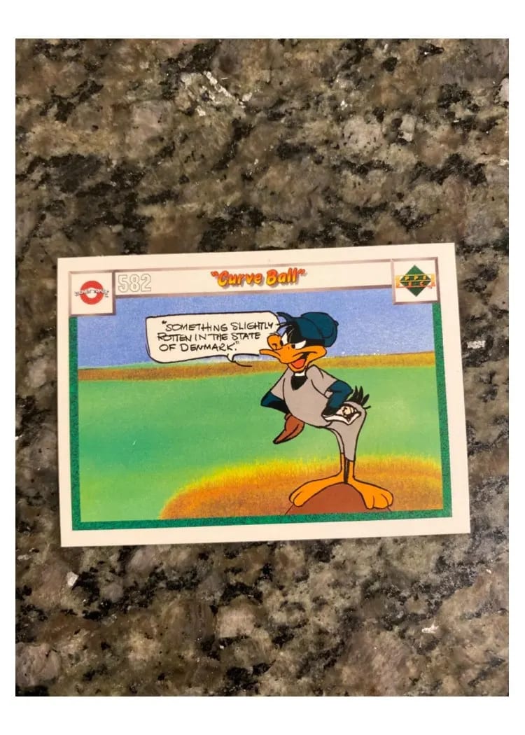 1990 Upper Deck Comic Ball Curve Ball card