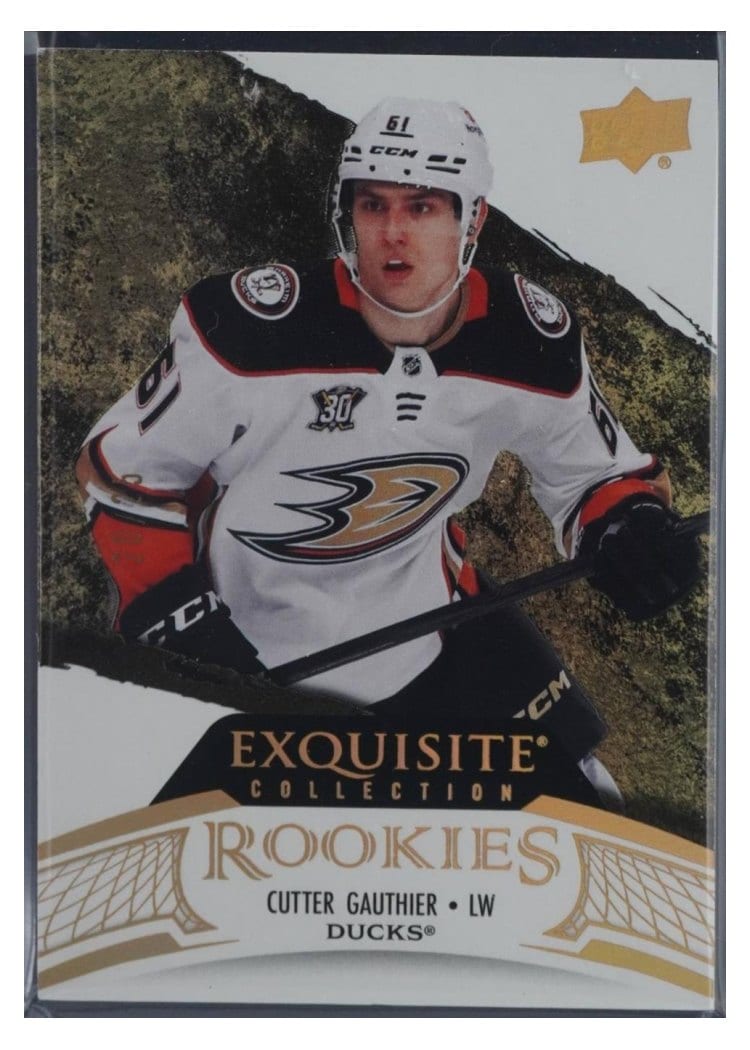 2024-25 Upper Deck Black Diamond Exquisite Collection - Rookies Cutter Gauthier #R-CG card