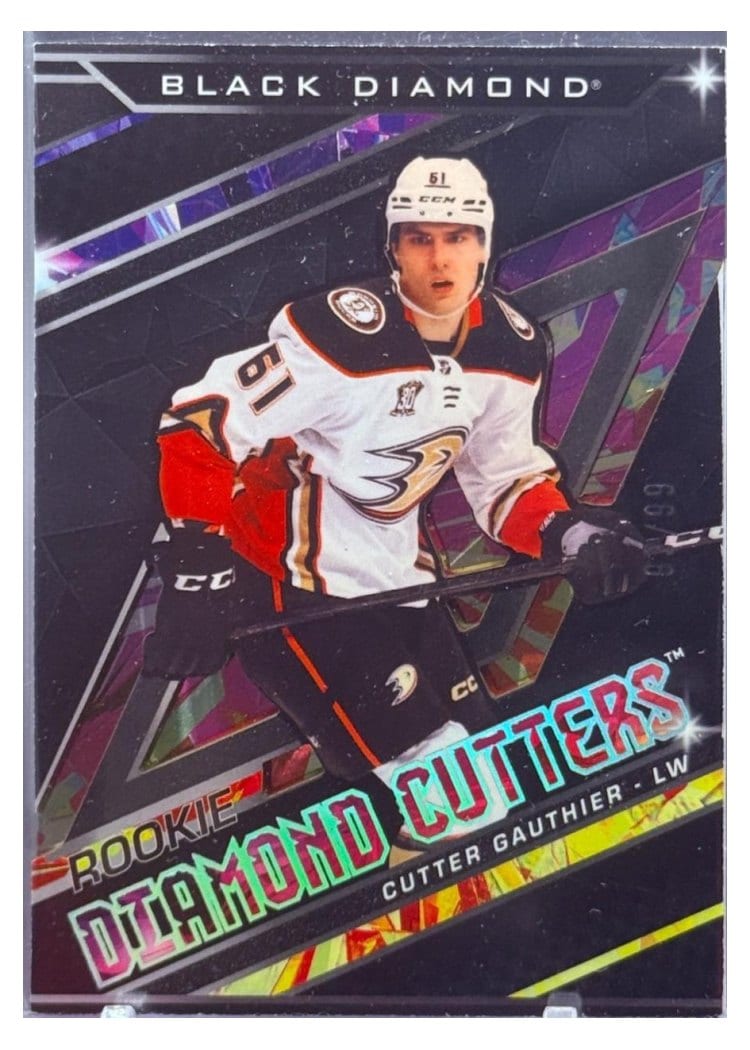 2024-25 Upper Deck Black Diamond Rookie Diamond Cutters Cutter Gauthier #RDC-CG card