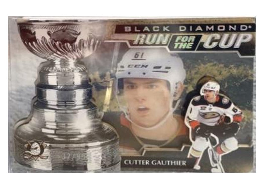 2024-25 Upper Deck Black Diamond Run for the Cup Cutter Gauthier #RUN-CG card