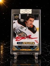 2024-25 Upper Deck Clear Cut Canvas Signatures Cutter Gauthier #CS-CG
