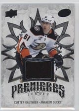 2024-25 Upper Deck Ice Ice Premieres Jersey Cutter Gauthier #IPJ-28 card