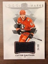 2024-25 Upper Deck The Cup Logomarks Cutter Gauthier #LM-CG card