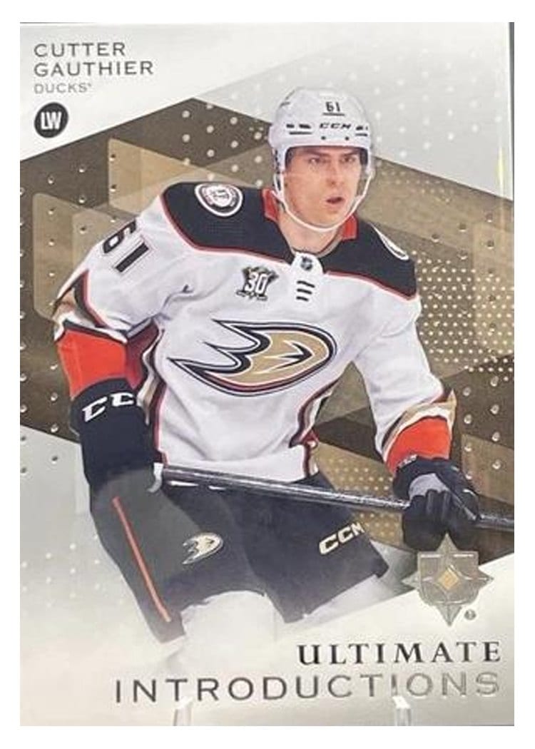2024-25 Upper Deck Ultimate Collection Ultimate Introductions Cutter Gauthier #UI-CG card