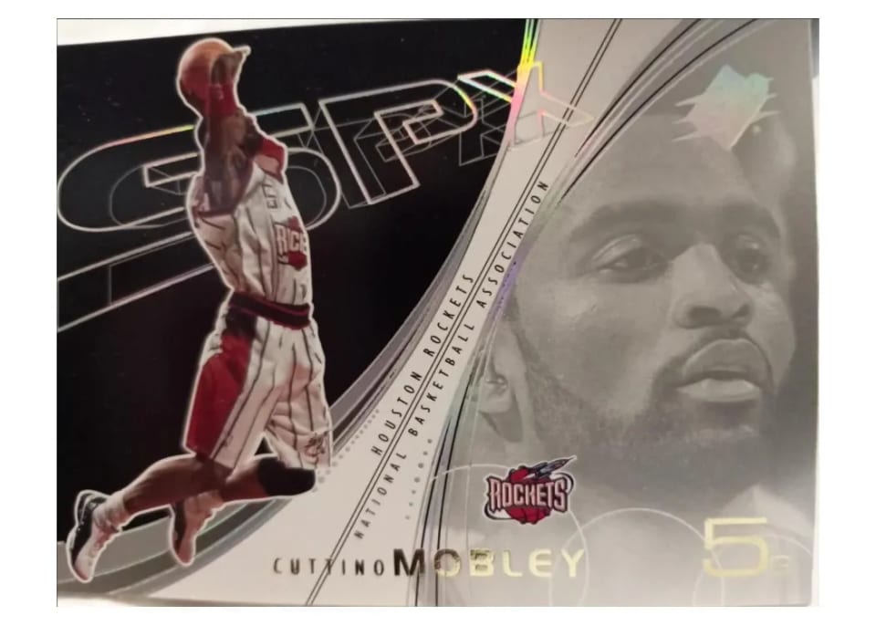 2002 Spx Cutting Mobley #27 card