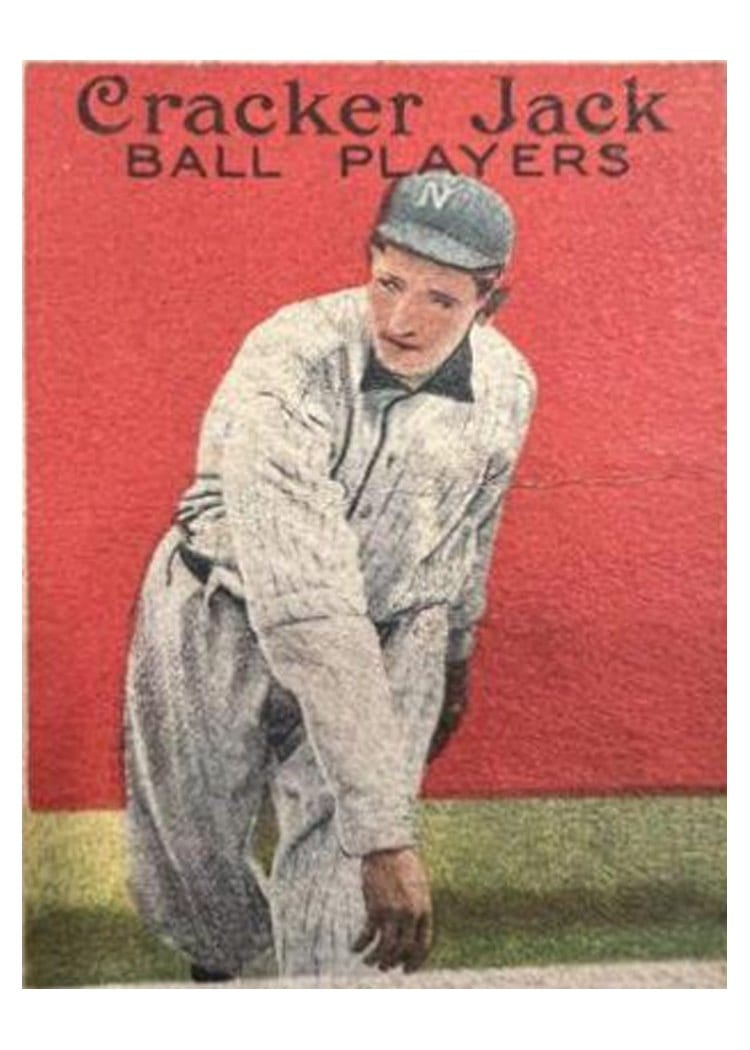 1915 Cracker Jack Cy Barger #141 card