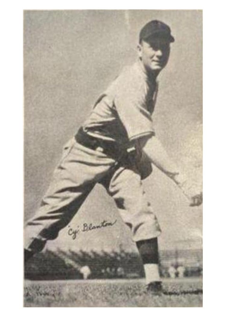 1936 National Chicle Fine Pens 'Cy' Blanton card