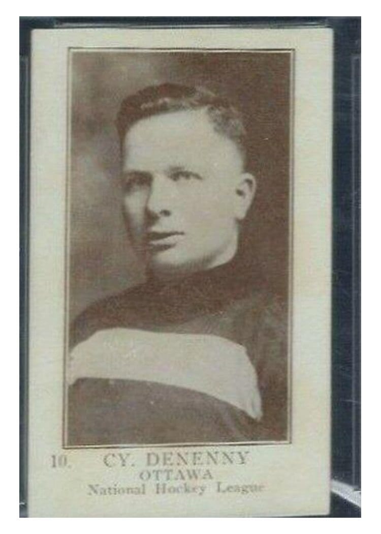 1923 V145-1 Paterson Cy. Denenny #10 card