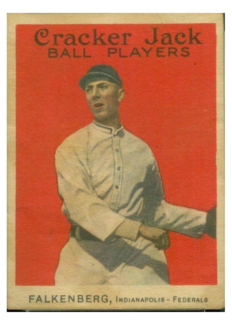 1914 Cracker Jack Cy Falkenberg #20 card
