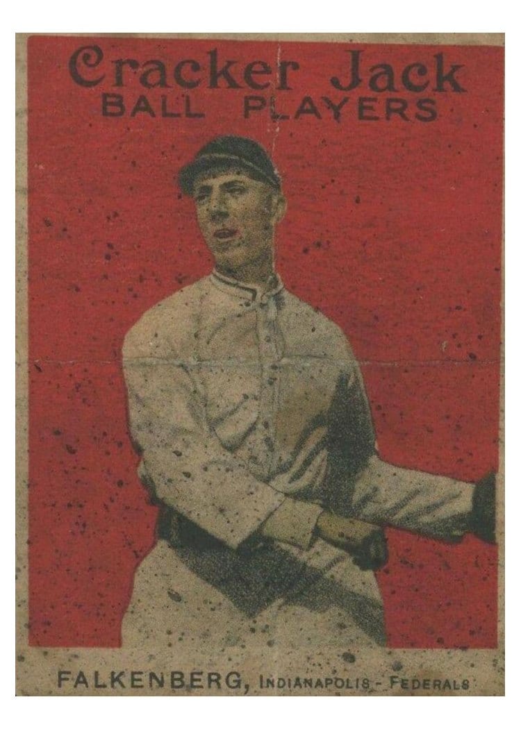 1915 Cracker Jack Cy Falkenberg #20 card