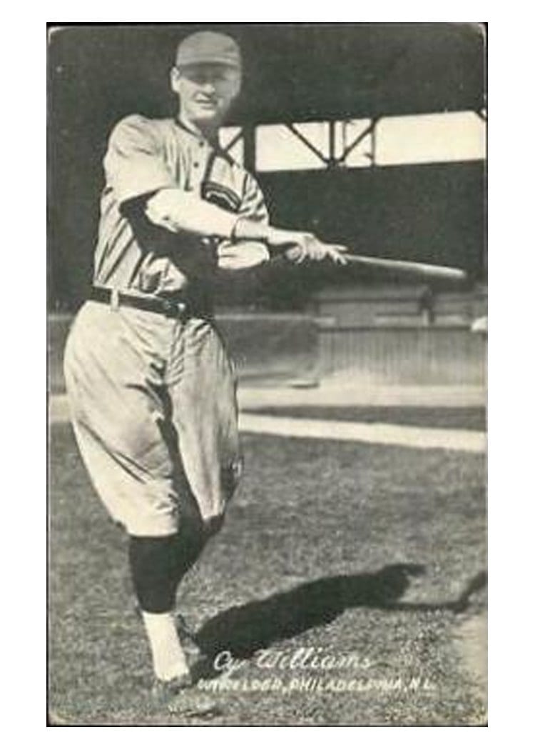 1921 Exhibits Cy Williams card