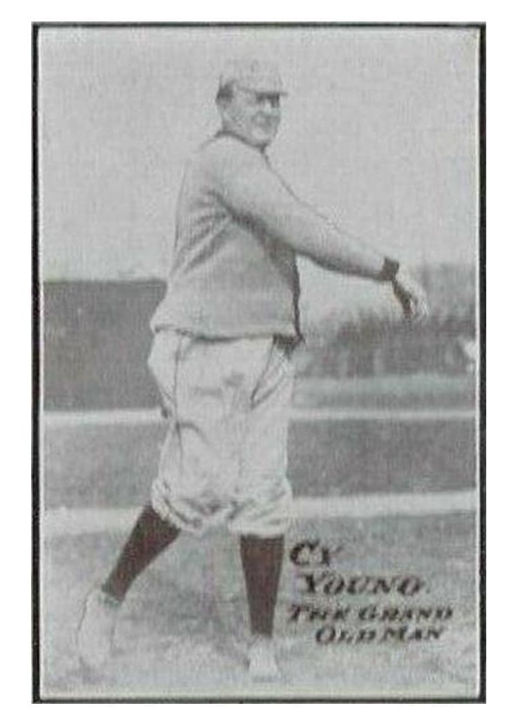 1913 Tom Barker Game Cy Young card