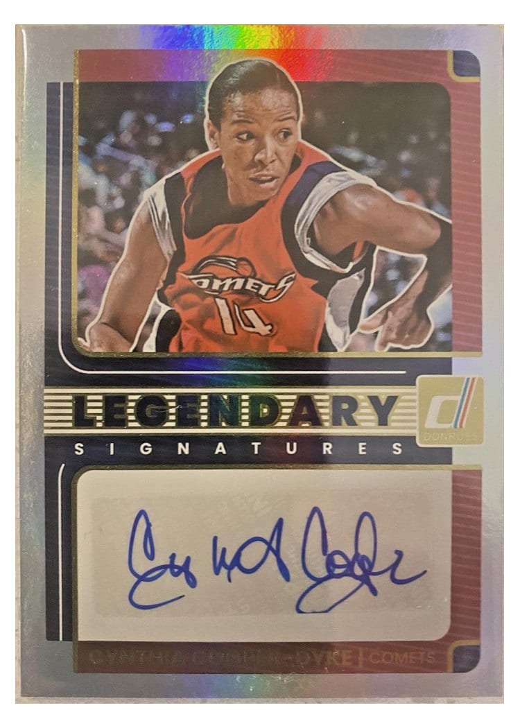 2025-26 Donruss WNBA Legendary Signatures Cynthia Cooper-Dyke #5 card