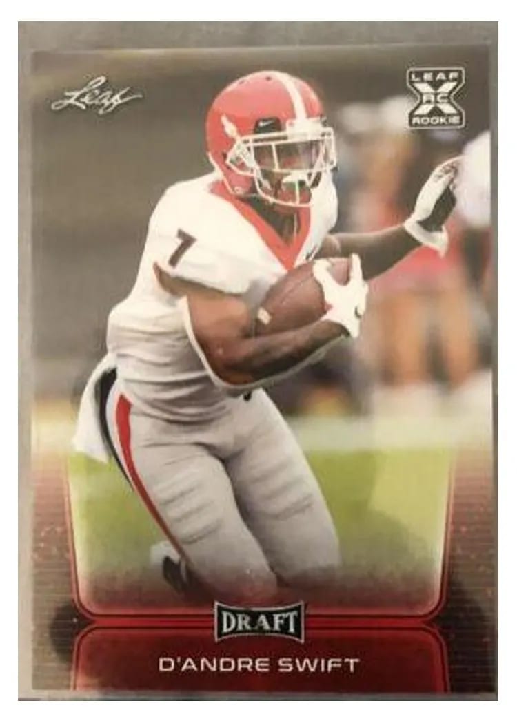 2020 Leaf Draft D'Andre Swift #10 card