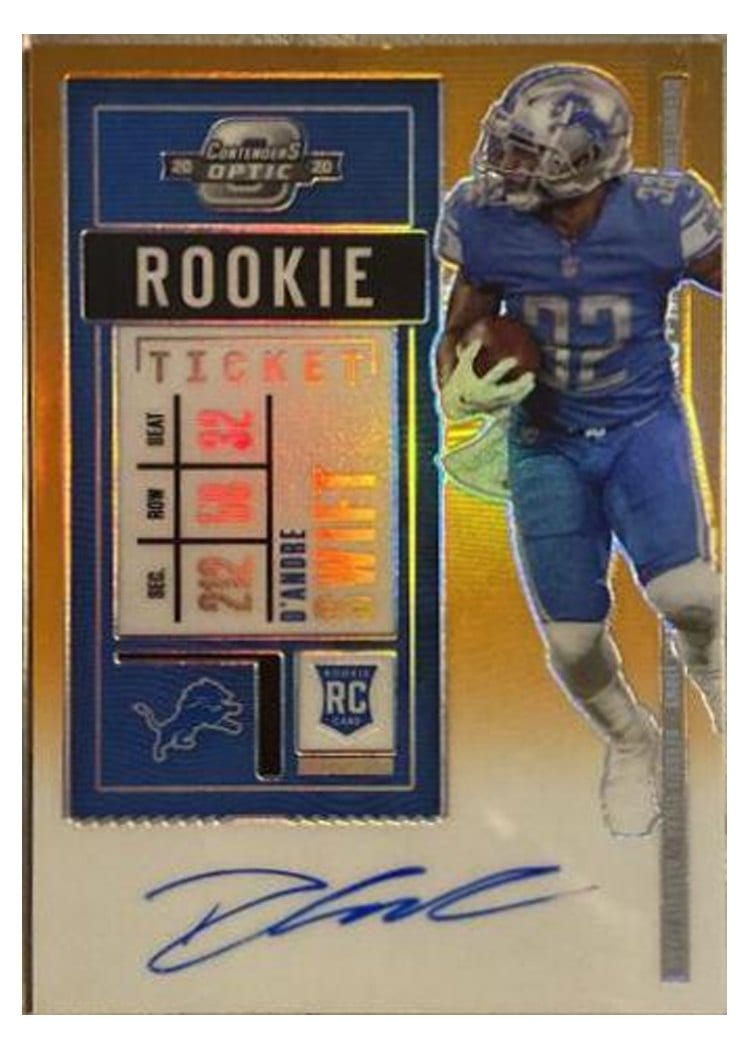 2020 Panini Contenders Optic Base Set D'Andre Swift #115 card