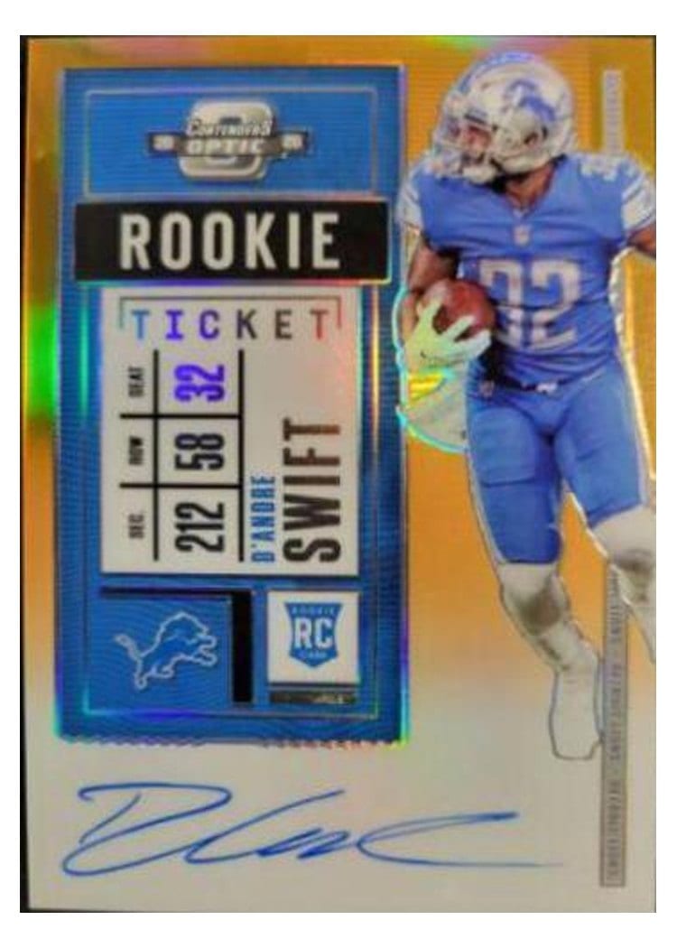 2020 Panini Contenders Optic Base Set D'Andre Swift #115 card