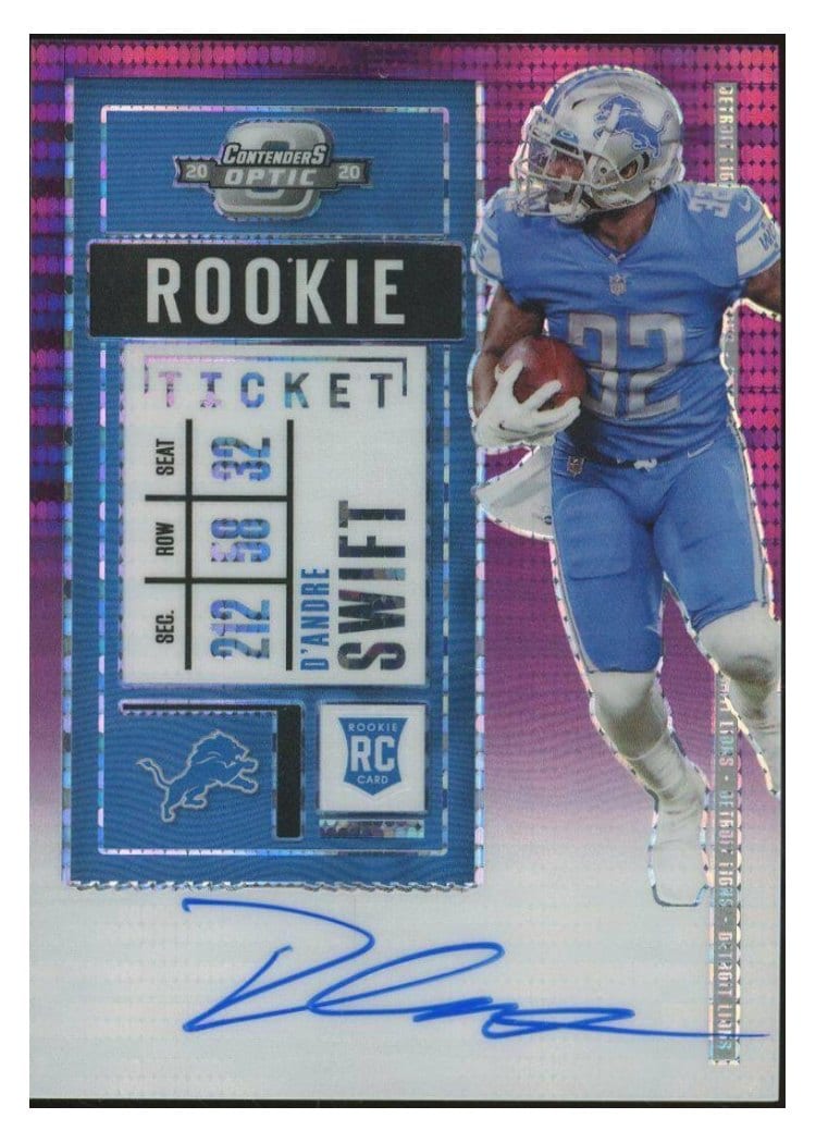 2020 Panini Contenders Optic Base Set D'Andre Swift #115 card
