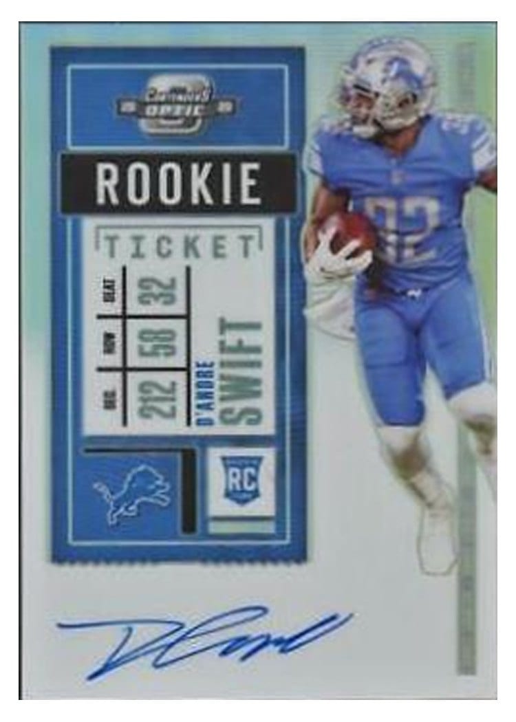 2020 Panini Contenders Optic Base Set D'Andre Swift #115 card