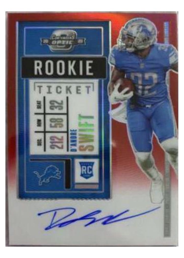 2020 Panini Contenders Optic Base Set D'Andre Swift #115 card