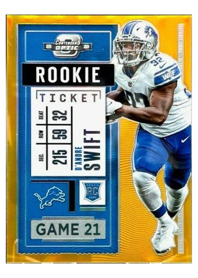 2020 Panini Contenders Optic Base Set D'Andre Swift #70 card