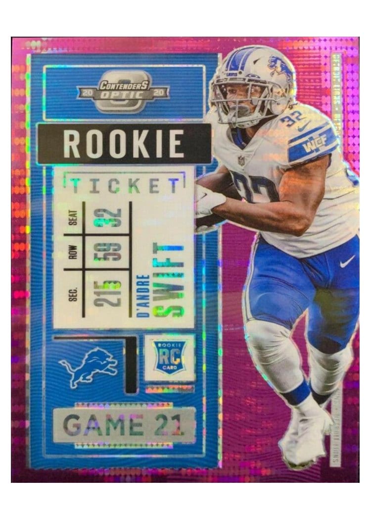 2020 Panini Contenders Optic Base Set D'Andre Swift #70 card