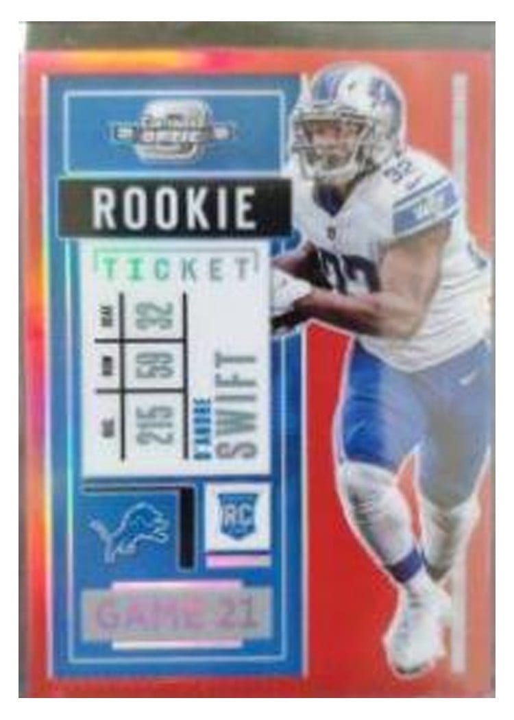 2020 Panini Contenders Optic Base Set D'Andre Swift #70 card