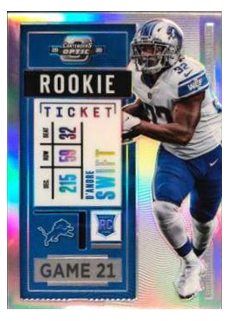 2020 Panini Contenders Optic Base Set D'Andre Swift #70 card