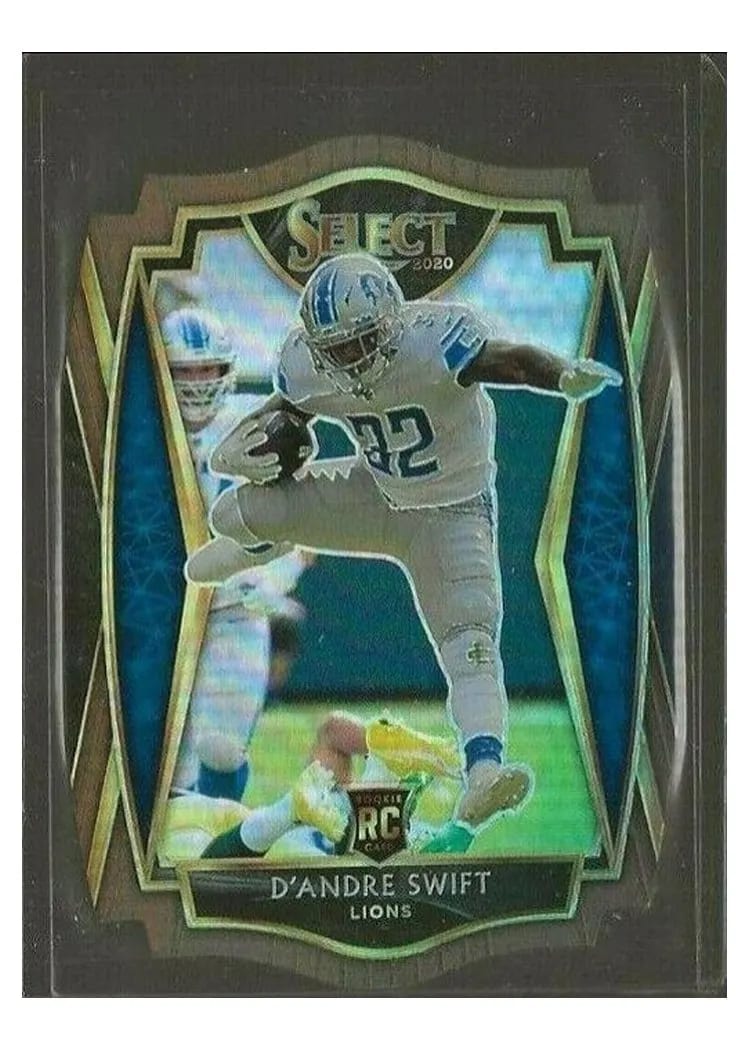 2020 Panini Select Base Set D'Andre Swift Copper Prizm Die Cut #151 card
