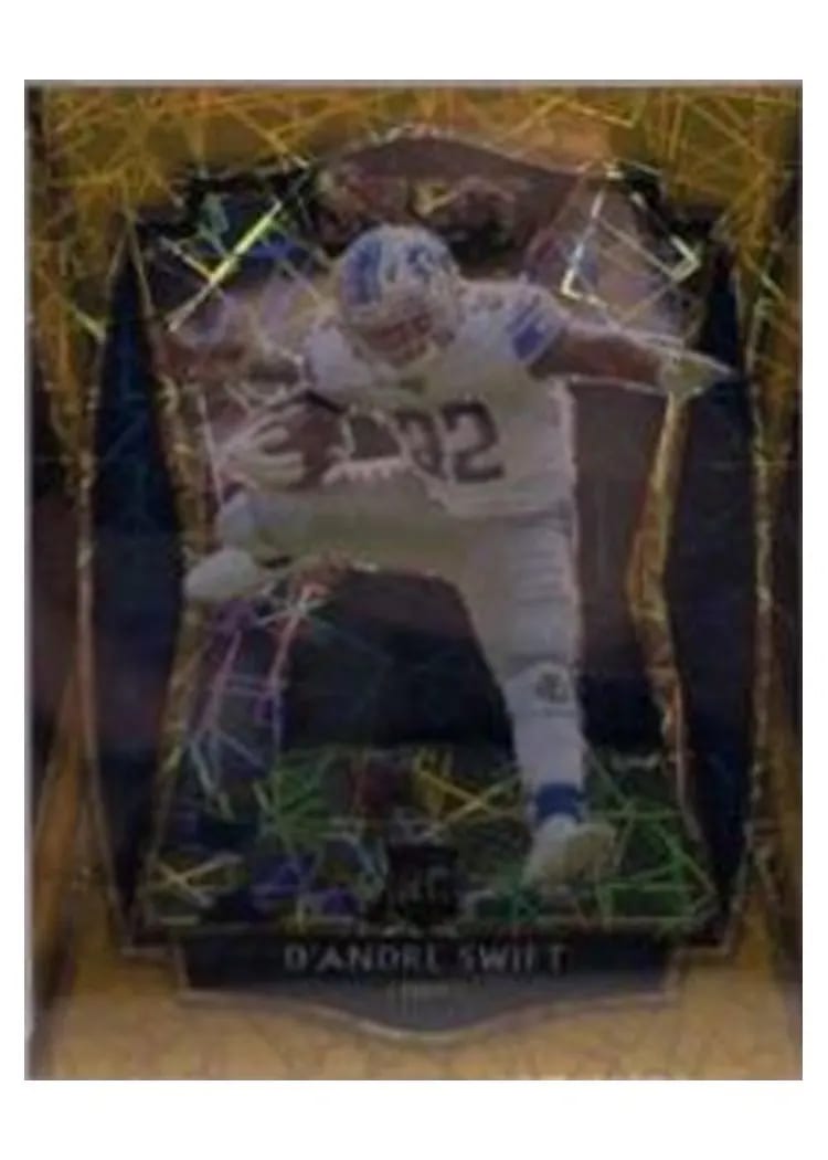 2020 Panini Select Base Set D'Andre Swift Gold Prizm #151 card
