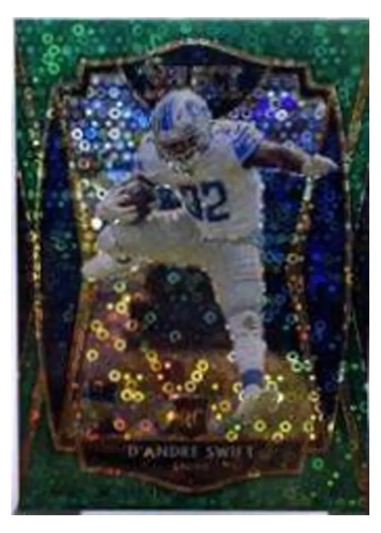 2020 Panini Select Base Set D'Andre Swift Green Prizm #151 card