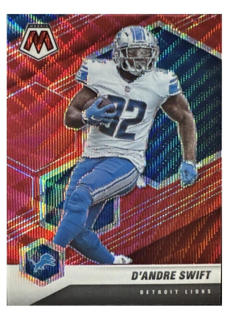2021 Panini Mosaic Base Set D'Andre Swift #73 card