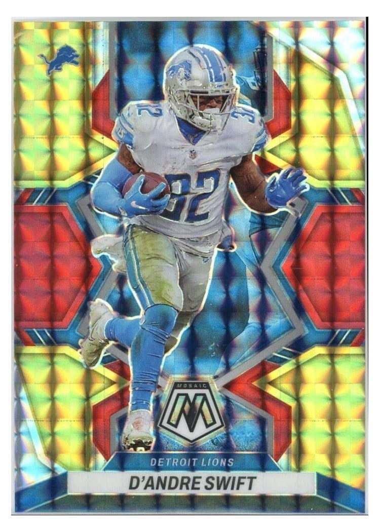 2022 Panini Mosaic Base Set D'Andre Swift #65 card