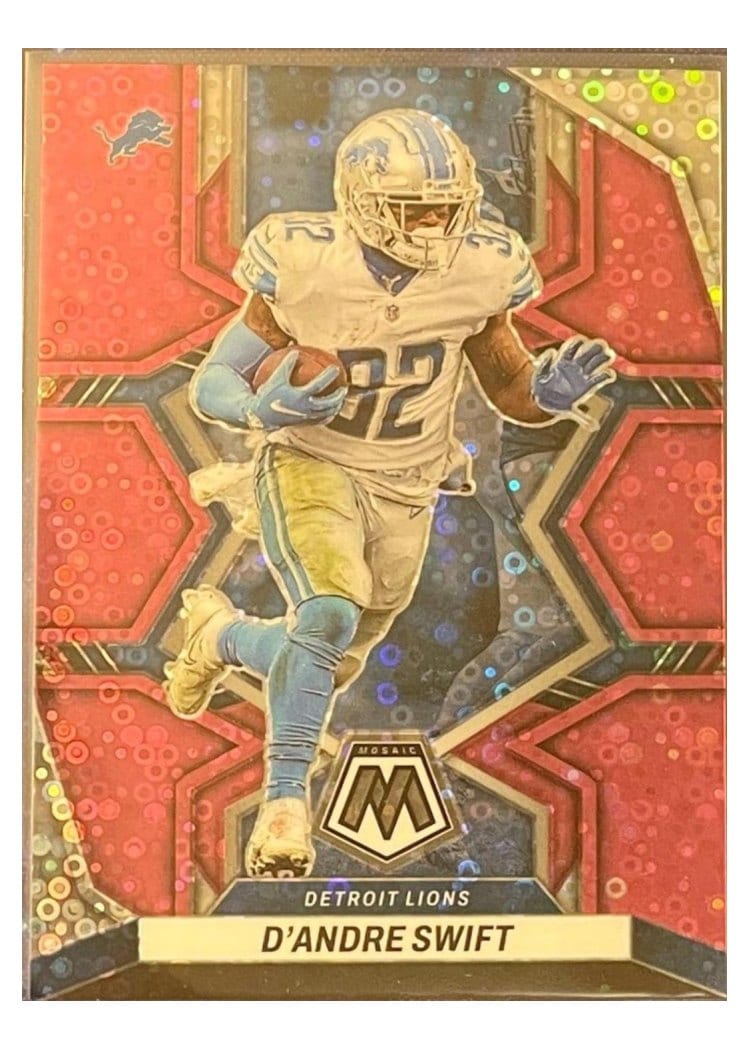 2022 Panini Mosaic Base Set D'Andre Swift #65 card