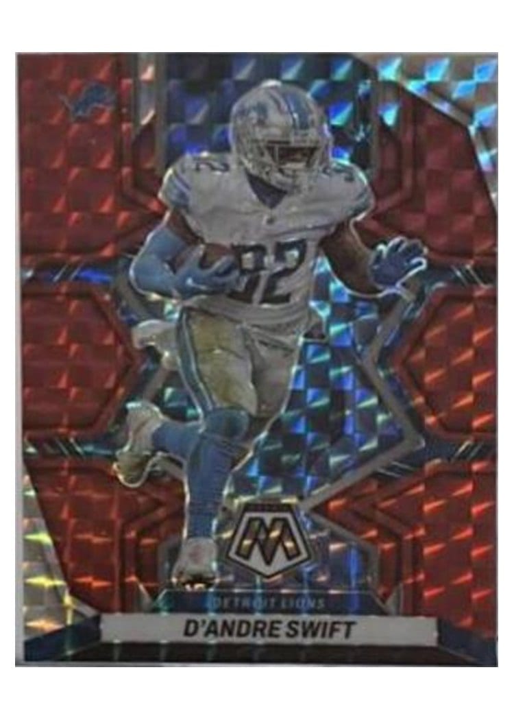 2022 Panini Mosaic Base Set D'Andre Swift Red #65 card