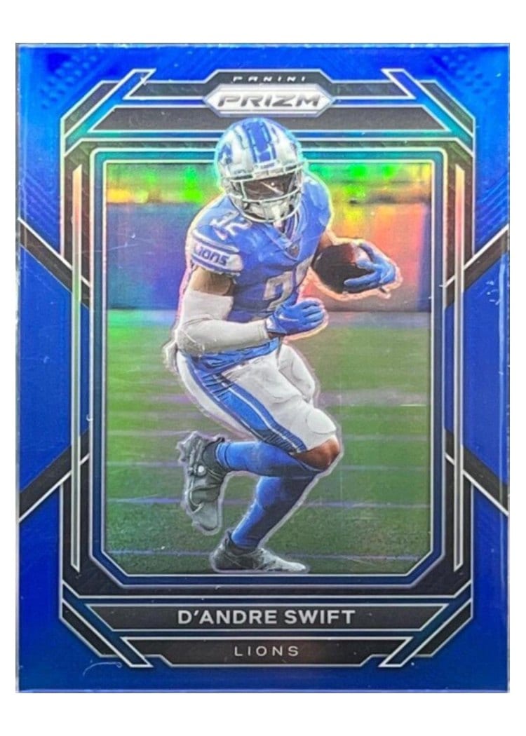 2022 Panini Prizm Base Set D'Andre Swift Blue #96 card