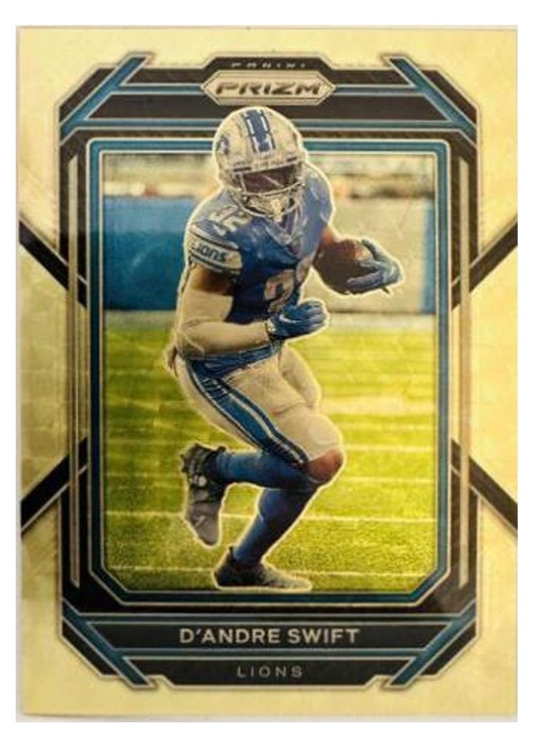2022 Panini Prizm Base Set D'Andre Swift Gold Vinyl #96 card