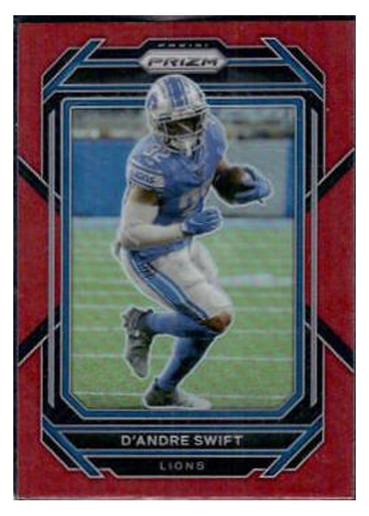 2022 Panini Prizm Base Set D'Andre Swift Red #96 card