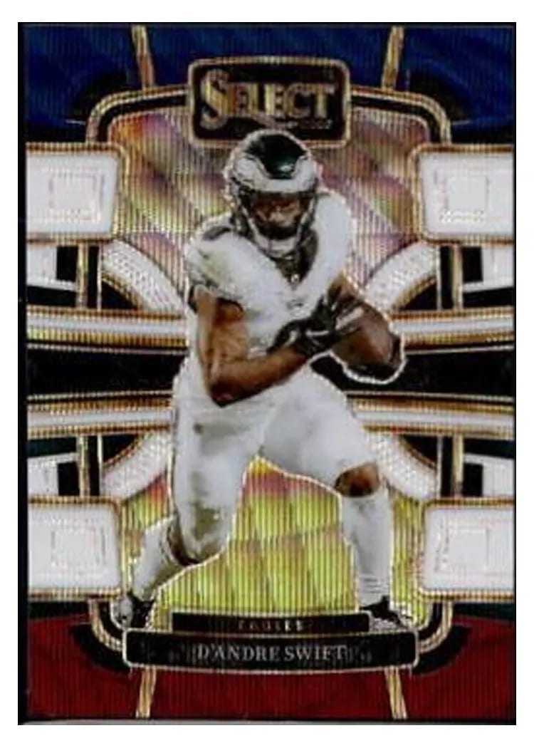 2023 Panini Select Base Set D'Andre Swift Tri-Color Prizm #81 card