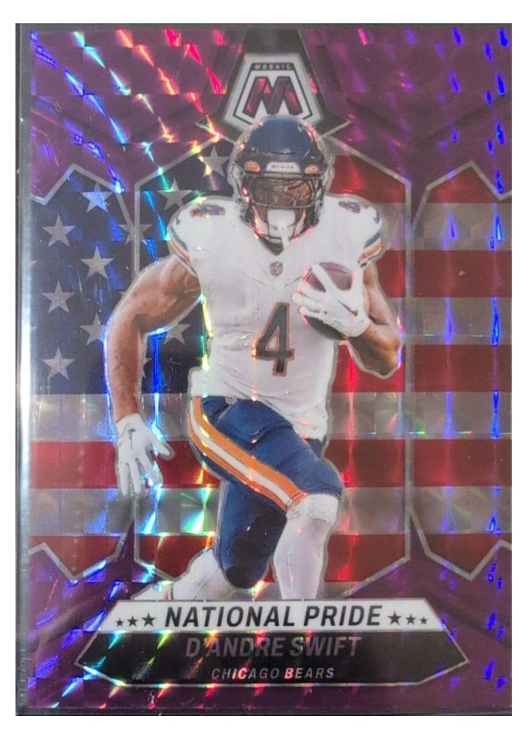 2024 Panini Mosaic Base Set D'Andre Swift Purple #260 card